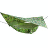 250 x 120cm Anti-mosquito Hammock and Tarp Set Waterproof Sunshade Camping Supplies(Camouflage + Camouflage)