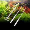Aquarium & Terrarium Tool Set: Scissors, Tweezers & Clip