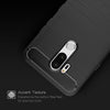 For LG G7 ThinQ Brushed Texture Carbon Fiber Shockproof TPU Protective Back Case (Black)