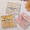 3 Boxes Nail Decorations Shell Sequins Nail Jewelry(03 White)