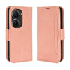 For ASUS Zenfone 9 Skin Feel Calf Texture Card Slots Leather Phone Case(Pink)