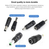 5.5 x 1.7mm DC Male to 5.5 x 2.1mm DC Female Power Plug Tip for Acer 5680 / A110L / A150L / A150X Laptop Adapter