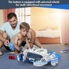 Children Motorized Universal Crawling Crab Simulation Animal Model Toys, Color: Blue