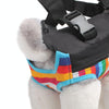 Pet Front Backpack Carrier, Rainbow, M, Breathable Canvas