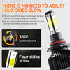 M6 9005 / HB3 / H10 2 PCS DC9-36V / 25W / 6000K / 2500LM IP68 Waterproof Car LED Headlight(Cold White Light)
