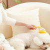 Long Handle Pet Bath Brush with Shampoo Dispenser - Yellow