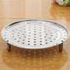 2 PCS Multifunctional Stainless Steel Three-leg Steamed Bun Steamed Rack, Size:20cm