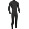 DIVESTAR 3mm Adult One Piece Wetsuit Long Back zipper Warm Diving Surf Suit, Size: S(Black)