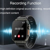 A70 1.96 Inch Health Monitoring Multifunctional IP68 Waterproof Bluetooth Call Smart Watch(Silver Steel)