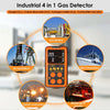 ST8900 4 in 1 Toxic Gas CO Carbon Monoxide Detector Hydrogen Sulfide H2S Oxygen Combustible Gas Test LCD Display Monitor, Sound Light Vibration Alarm, CN Plug