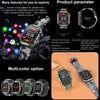 HAMTOD GW55 2.02 inch Screen IP68 Waterproof Smart Watch, Support Bluetooth Call / Heart Rate(Silver Frame)