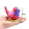 Bird Shape Whistle Kids Music Instrumental Bath Toy Baby Educational Toys(Blue)