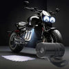 1pair Motorcycle Angel Wings Welcome Light LED Chassis Modified Wings Projector Light(Blue)