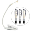 8027D-2 7 Beads LED Eye Protection Reading Folding Book Clip Light(White)