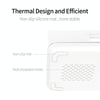 Z5 QI Vertical Magnetic Wireless Charger for Mobile Phones & Apple Watches & AirPods / Xiaomi Redmi AirDots, with Touch Ring Light (White)