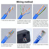 100pcs Cat5e Shielded Pass Through RJ45 Connector Modular Plug