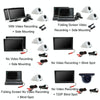 5 Inch AHD Video Monitor Car Reversing High-Definition Camera, Specification: Folding Screen Video Recording + Side Mounting
