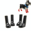 Waterproof Dog Boots, Non-Slip, Small (Size S, Black, 4 Pack)