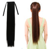 Natural Long Straight Hair Ponytail Bandage-style Wig Ponytail for WomenLength: 75cm(Black)