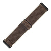 For Fitbit Versa 4 / Sense 2 Universal Wave Nylon Watch Band(Army Green)