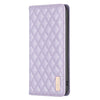 For Samsung Galaxy A56 5G Diamond Lattice Magnetic Leather Flip Phone Case(Purple)