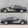 2 PCS/Set D-752 Lines Pattern Car Modified Decorative Sticker(White)