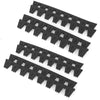 8pcs /Set Car Bumper Serrated Anti-collision Plate Decoration(Carbon Pattern)