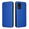 For Alcatel 1B 2022 Carbon Fiber Texture Flip Leather Phone Case(Blue)