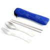 Three-Piece Outdoor Cutlery(Dark blue)