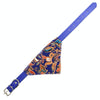 Cotton Pet Bib & Bandana, Blue, Small (26-34cm)