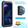 For iPhone 11 Pro Dustproof Shockproof Waterproof Silicone + Metal Protective Case(Black)