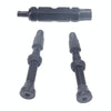 A5701 2 PCS 40mm Black French Tubeless Valve Core with Black Disassembly Tool for Road Bike