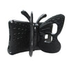 For Galaxy Tab A7 Lite T220/T225 2021 Butterfly Bracket Style EVA Children Falling Proof Cover Protective Case(Black)