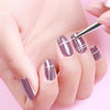 Monja 7/9/11mm 3 PCS/set Brush Liner Flower Grid Image Painting Acrylic Handle Drawing Pen Manicure Tool(Blue Rod Blue Diamond)