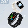 Q32 IP67 Waterproof Smart Bracelet Bluetooth Call Fitness Tracker(White)
