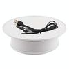 20cm 360 Degree Electric Rotating Turntable Display Stand Photography Video Shooting Props Turntable, Load 1.5kg, Powered by Battery & USB(White)