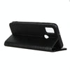 For Alcatel 3X 2020 Magnetic Crazy Horse Texture Horizontal Flip Leather Case with Holder & Card Slots & Wallet(Black)