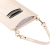 Stone Texture Card Holder Mobile Phone Bag with Short Strap(Beige)