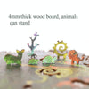 Irregular Wooden Puzzle Adult High Difficulty Creative Gift(Harmonious Island)