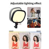 JMARY FM-58R Live Streaming Photography Fill Light 180-Degree Rotatable 9-inch LED Light