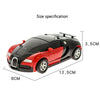 One-click Transforming Toy Car Impact Deformation Toy Model Car(Red)