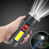 L-822 USB Rechargeable Floodlight Mini Portable LED Flashlight