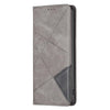 For Xiaomi Redmi K70 / K70 Pro Rhombus Texture Magnetic Leather Phone Case(Grey)
