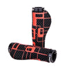 ZTTO Ergonomic Dual Locking Bicycle Grip Covers(Black Red)