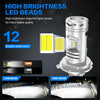 N8 H4 30W Car LED Mini Lens Headlight(Silver)