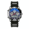 STRYVE S8023 Sports Watch Nights Light Waterproof Timing Alarm Men Watch(Blue)
