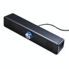 YINDIAO A36 Smart Subwoofer Computer Wired Speaker, Rotary Button Mini Version(Black)