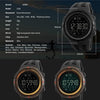 SKMEI 1219 Men Multi-Function Electronic Watch Outdoor Sports Watch(Rose Gold)