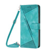 For Realme C75 / V60 Pro Dream Triangle Leather Phone Case with Lanyard(Green)