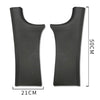 For Tesla Model Y Rear Door Built-In Sill Strip Rear Seats Anti-Kick Leather Protective Pad(Carbon Fiber)